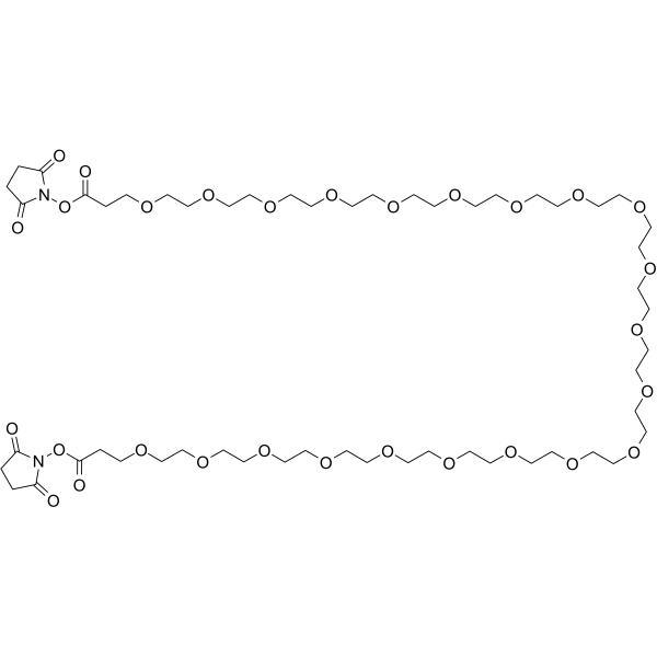 Bis-PEG21-NHS ester Chemical Structure Bis-PEG21-NHS ester