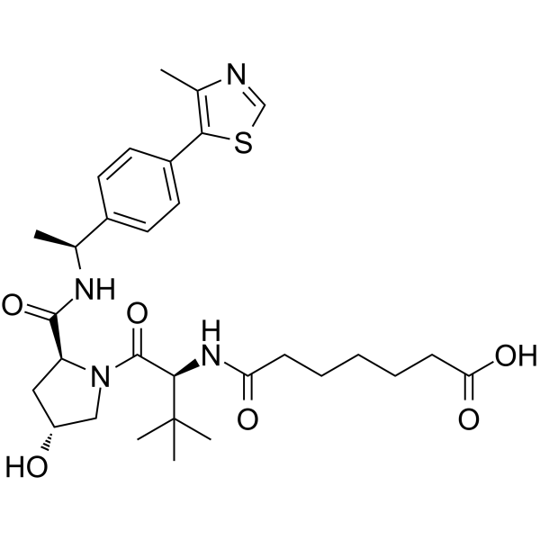 (S,R,S)-AHPC-Me-C5-COOH Chemical Structure (S,R,S)-AHPC-Me-C5-COOH