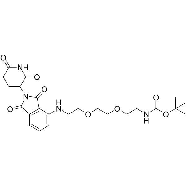 Thalidomide-NH-PEG2-C2-NH-Boc