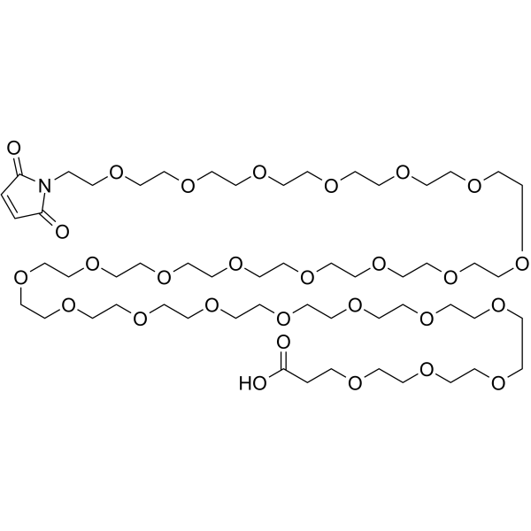 Mal-PEG24-acid Chemical Structure Mal-PEG24-acid