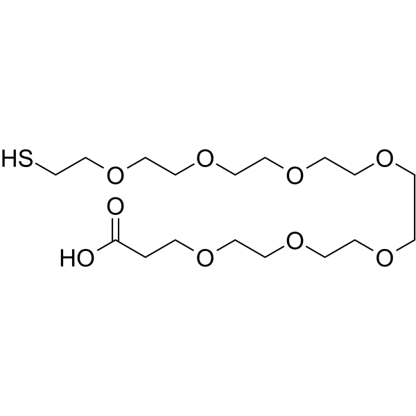 HS-PEG7-CH2CH2COOH(Synonyms: Thiol-PEG7-propionic acid)