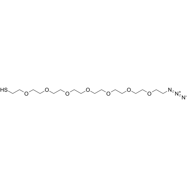 HS-PEG7-CH2CH2N3 Chemical Structure HS-PEG7-CH2CH2N3