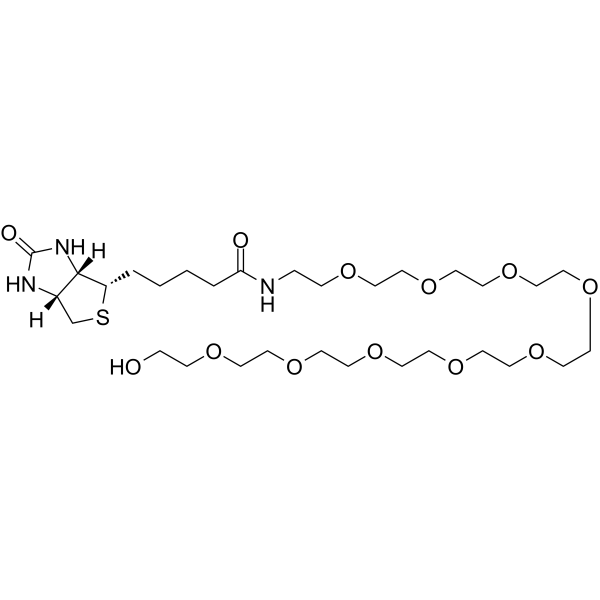 (+)-Biotin-PEG10-OH(Synonyms: (+)-Biotin-PEG10-alcohol)