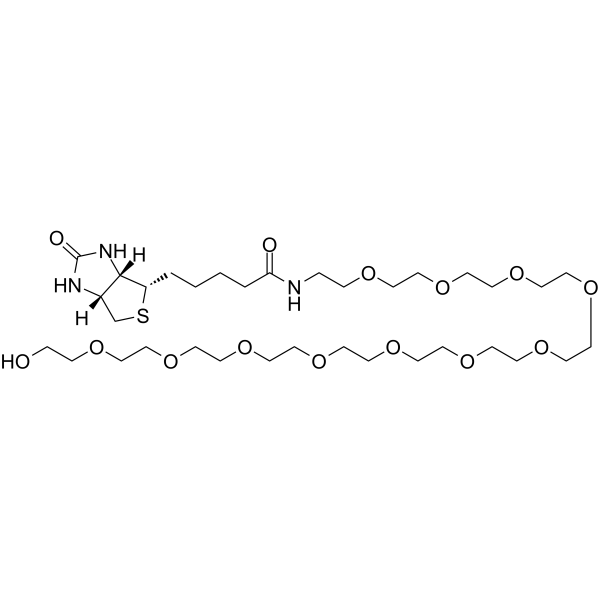(+)-Biotin-PEG12-OH Chemical Structure (+)-Biotin-PEG12-OH