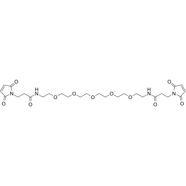 Bis-Mal-PEG5 Chemical Structure Bis-Mal-PEG5