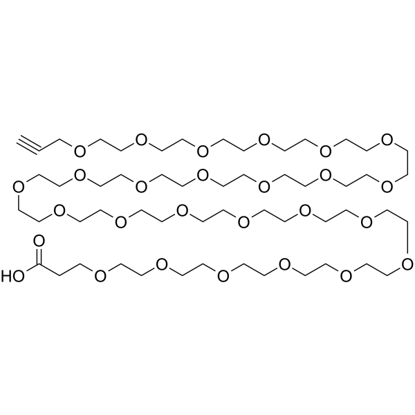 Propargyl-PEG25-acid Chemical Structure Propargyl-PEG25-acid
