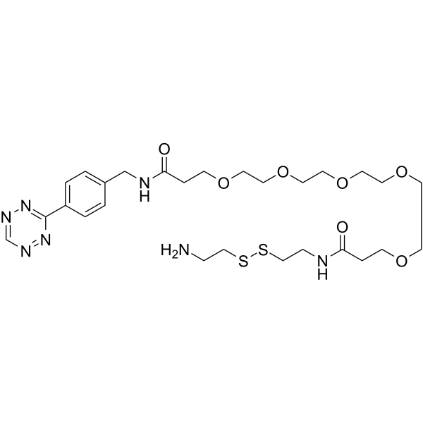 Tetrazine-PEG5-SS-amine