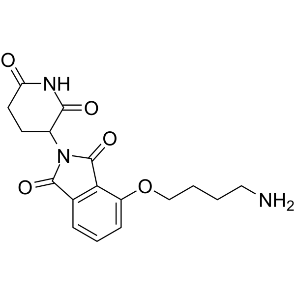 Thalidomide-O-C4-NH2 Chemical Structure Thalidomide-O-C4-NH2