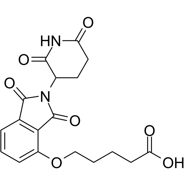 Thalidomide-O-C4-COOH Chemical Structure Thalidomide-O-C4-COOH