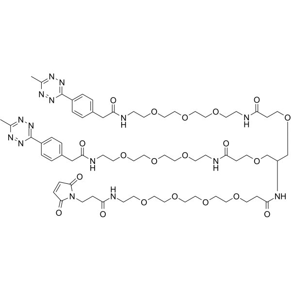 Mal-PEG4-bis-PEG3-methyltetrazine