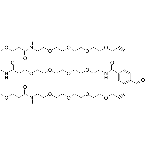 Ald-Ph-PEG4-bis-PEG4-propargyl