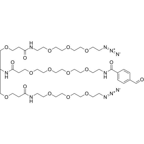 Ald-Ph-PEG4-bis-PEG3-N3