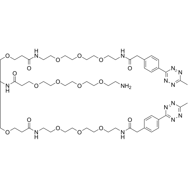 Amino-PEG4-bis-PEG3-methyltetrazine