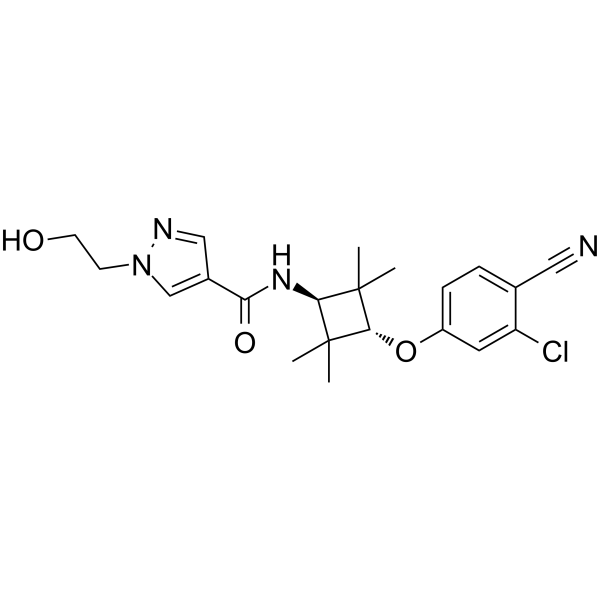 Androgen receptor antagonist 1 Chemical Structure Androgen receptor antagonist 1