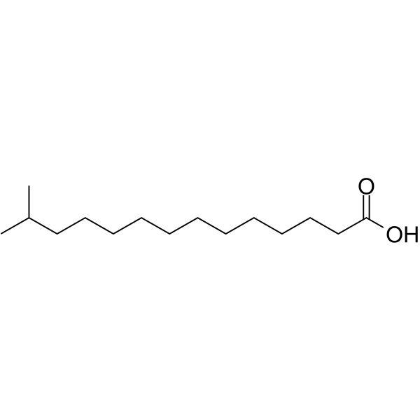 13-Methyltetradecanoic acid(Synonyms: 13-MTD;  13-Methylmyristic acid)
