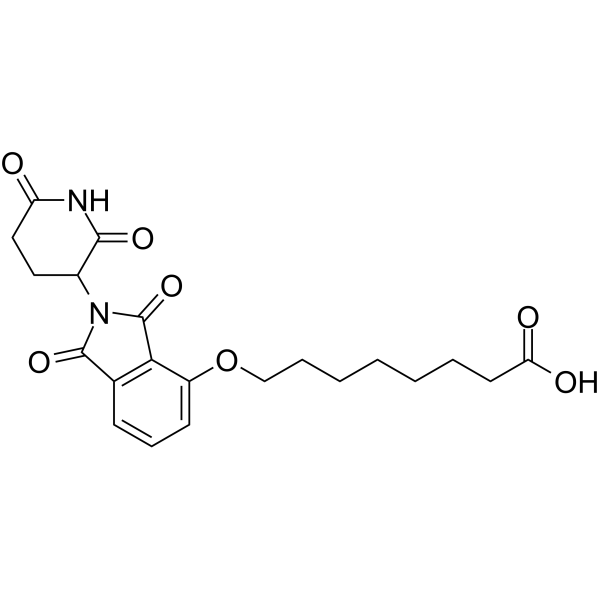 Thalidomide-O-C7-acid Chemical Structure Thalidomide-O-C7-acid