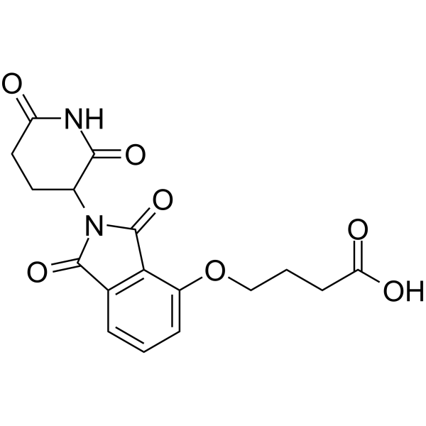 Thalidomide-O-C3-acid Chemical Structure Thalidomide-O-C3-acid