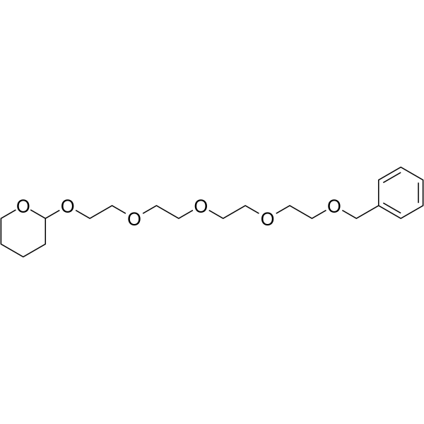 Benzyl-PEG4-THP Chemical Structure Benzyl-PEG4-THP