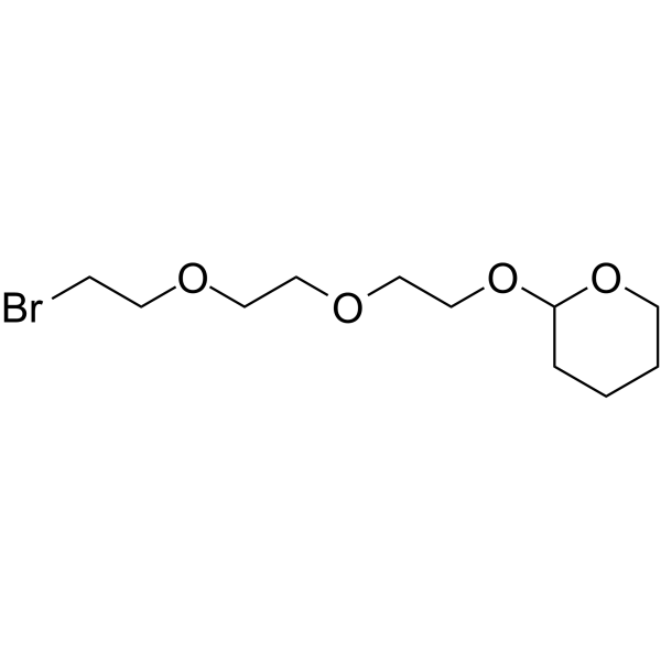 Bromo-PEG3-THP Chemical Structure Bromo-PEG3-THP