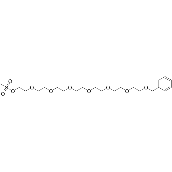 Benzyl-PEG7-MS Chemical Structure Benzyl-PEG7-MS