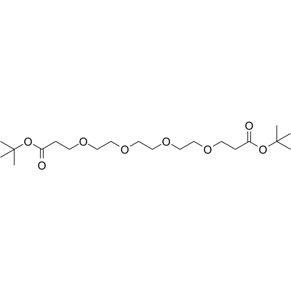 Bis-PEG4-t-butyl ester Chemical Structure Bis-PEG4-t-butyl ester