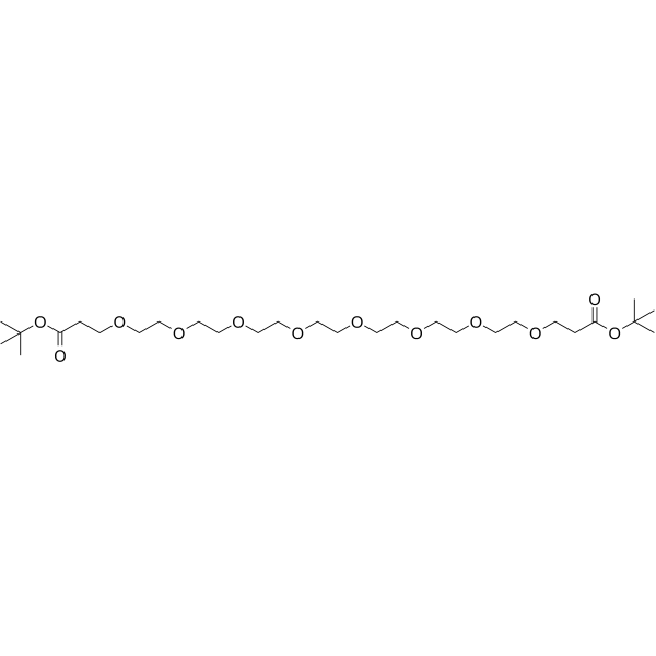 Bis-PEG8-t-butyl ester Chemical Structure Bis-PEG8-t-butyl ester