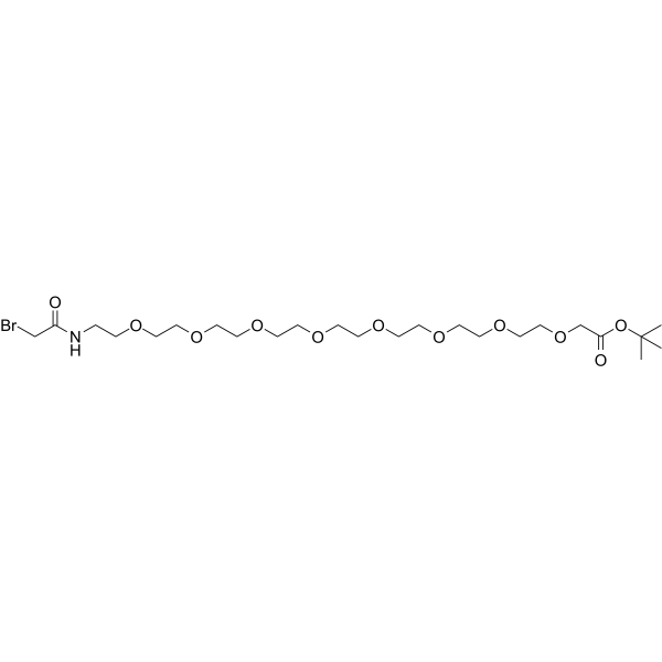 Bromoacetamido-PEG8-t-butyl acetate