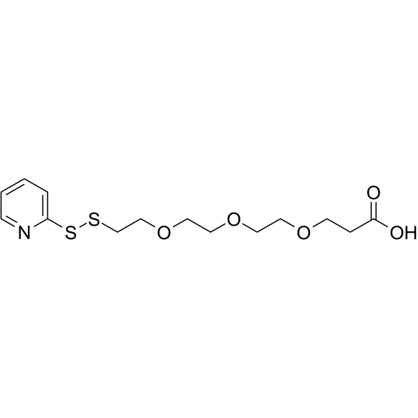 Acid-PEG3-SSPy Chemical Structure Acid-PEG3-SSPy