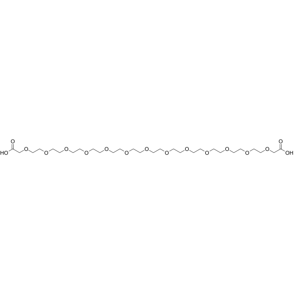 CH2COOH-PEG12-CH2COOH Chemical Structure CH2COOH-PEG12-CH2COOH