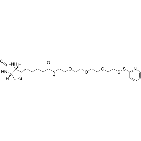 Biotin-PEG3-pyridinrthiol Chemical Structure Biotin-PEG3-pyridinrthiol