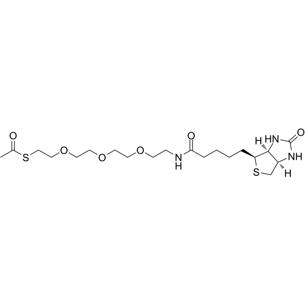 Biotin-PEG3-methyl ethanethioate