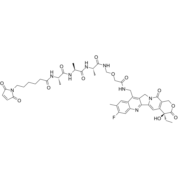 MC-AAA-NHCH2OCH2COO-7-aminomethyl-10-methyl-11-fluoro camptothecin