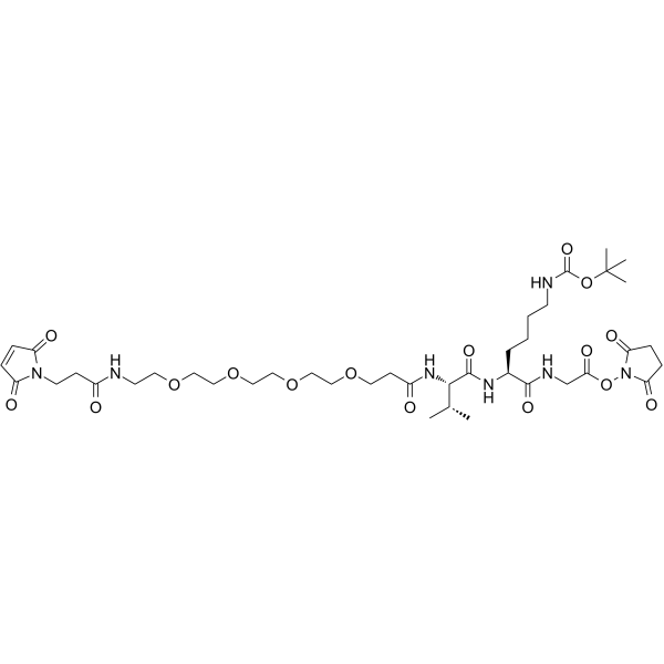 MP-PEG4-VK(Boc)G-OSu