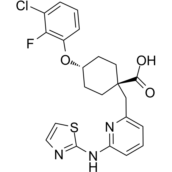 MK-5108 Chemical Structure MK-5108(Synonyms: VX-689)