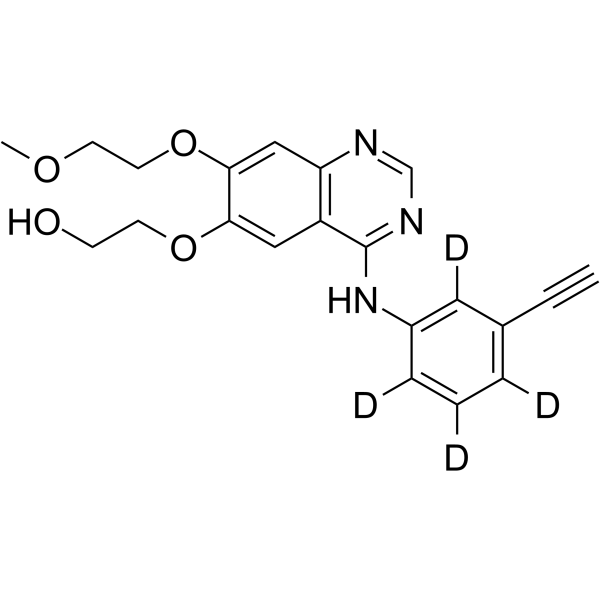 Desmethyl Erlotinib-d4(Synonyms: 去甲厄洛替尼 d4)