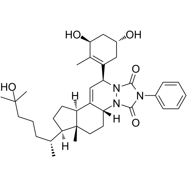Impurity C of Calcitriol Chemical Structure Impurity C of Calcitriol(Synonyms: PRE-骨化三醇PTAD加合物)