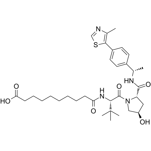 (S,R,S)-AHPC-Me-decanedioic acid Chemical Structure (S,R,S)-AHPC-Me-decanedioic acid