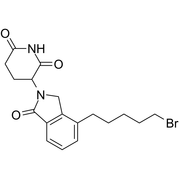 2-(2,6-Dioxopiperidin-3-yl)phthalimidine-C5-Br Chemical Structure 2-(2,6-Dioxopiperidin-3-yl)phthalimidine-C5-Br
