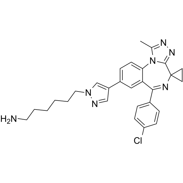 BRD4 ligand-Linker Conjugate 1 Chemical Structure BRD4 ligand-Linker Conjugate 1
