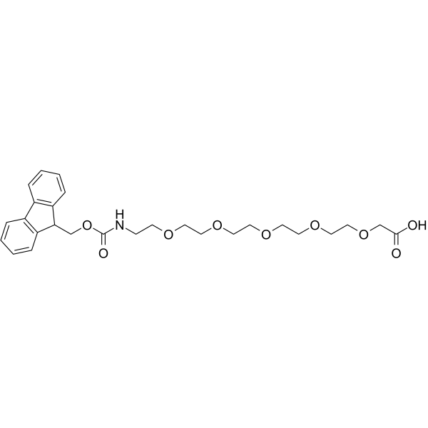 Fmoc-NH-PEG5-CH2COOH Chemical Structure Fmoc-NH-PEG5-CH2COOH