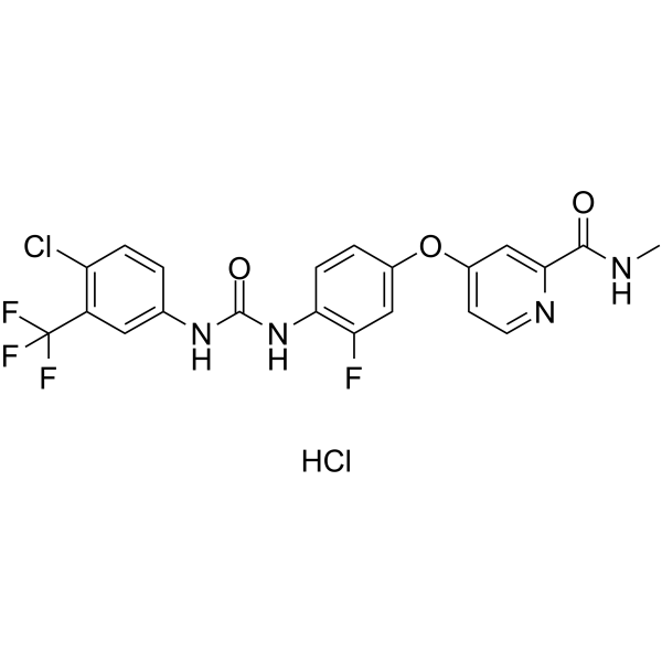 Regorafenib Hydrochloride(Synonyms: 瑞戈非尼盐酸盐; BAY 73-4506 hydrochloride)