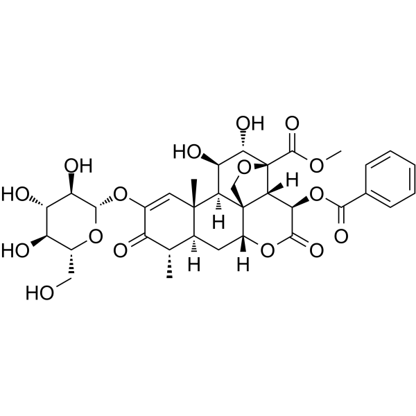 Yadanzioside M Chemical Structure Yadanzioside M