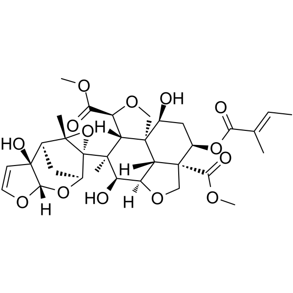 Azadirachtin B Chemical Structure Azadirachtin B(Synonyms: 印楝素 B)