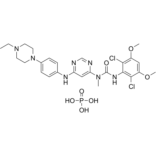 Infigratinib phosphate(Synonyms: BGJ-398 phosphate; NVP-BGJ398 phosphate)