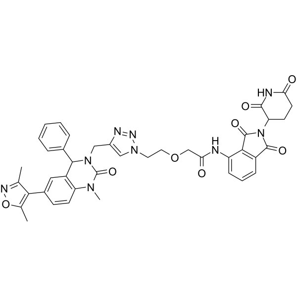PROTAC BRD4 Degrader-1 Chemical Structure PROTAC BRD4 Degrader-1