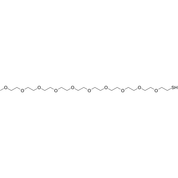 m-PEG10-SH Chemical Structure m-PEG10-SH