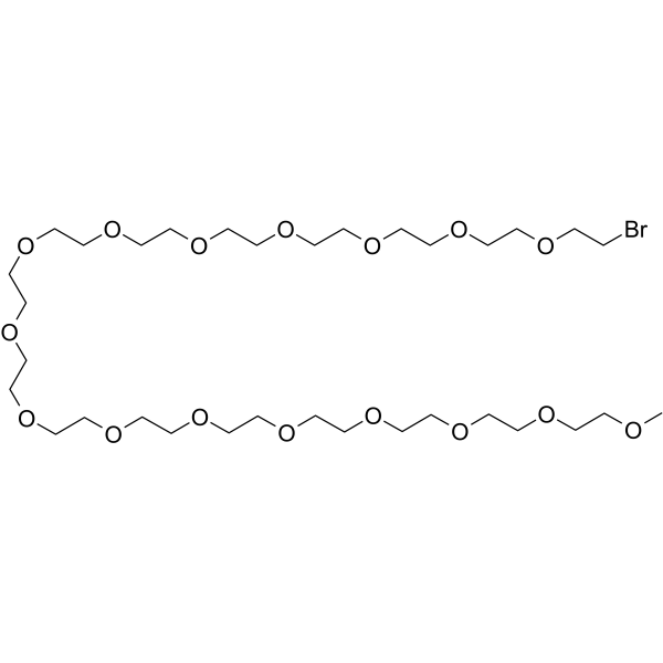 m-PEG16-Br Chemical Structure m-PEG16-Br