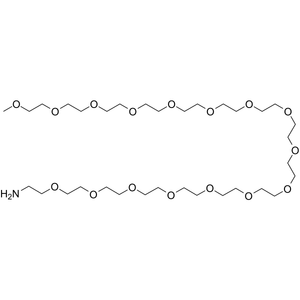 m-PEG16-NH2 Chemical Structure m-PEG16-NH2