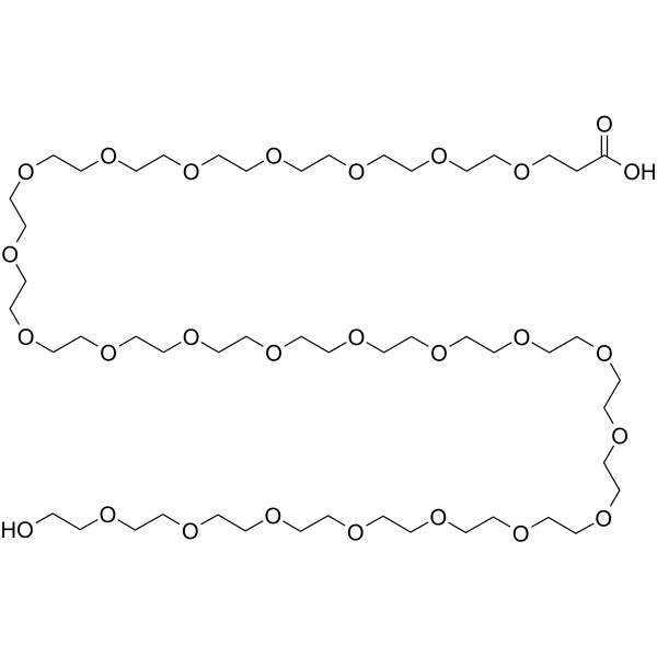 HO-PEG24-CH2CH2COOH Chemical Structure HO-PEG24-CH2CH2COOH