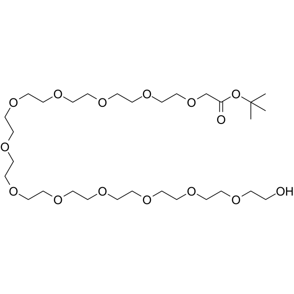 Hydroxy-PEG12-CH2-Boc Chemical Structure Hydroxy-PEG12-CH2-Boc(Synonyms: HO-PEG12-CH2COOtBu)